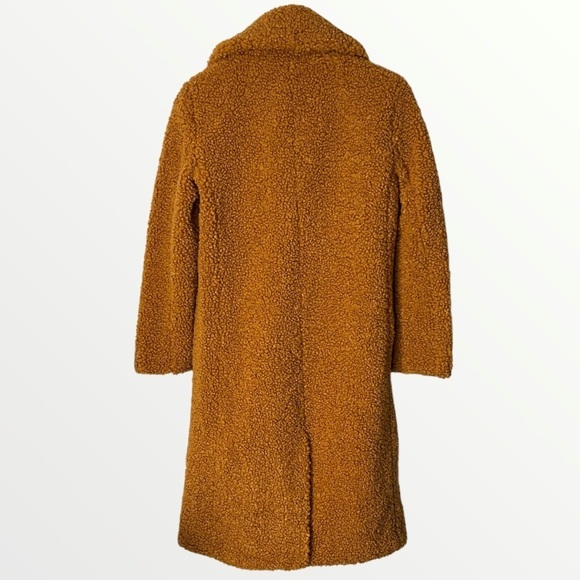 J. Crew Coat Double Breasted Teddy Sherpa Topcoat Jacket Sz SP - Picture 6 of 11